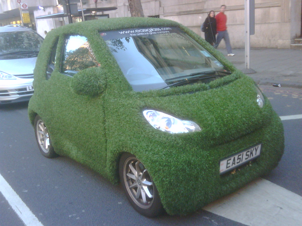 2nd November, 2009 | A car. Made of grass.
